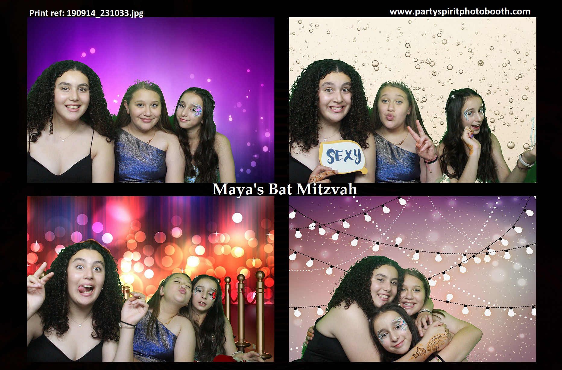 Maya's Bat Mitzvah | View more photos from the event at gallery.partyspiritphotobooth.com/u/PartySpiritPhotoBooth/Mayas-Bat-Mitzvah